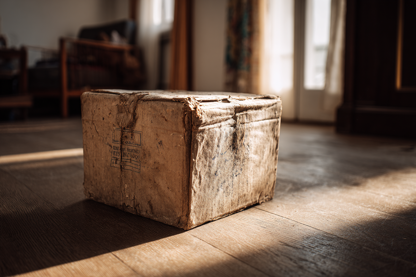 Una caja vieja | Fuente: Midjourney