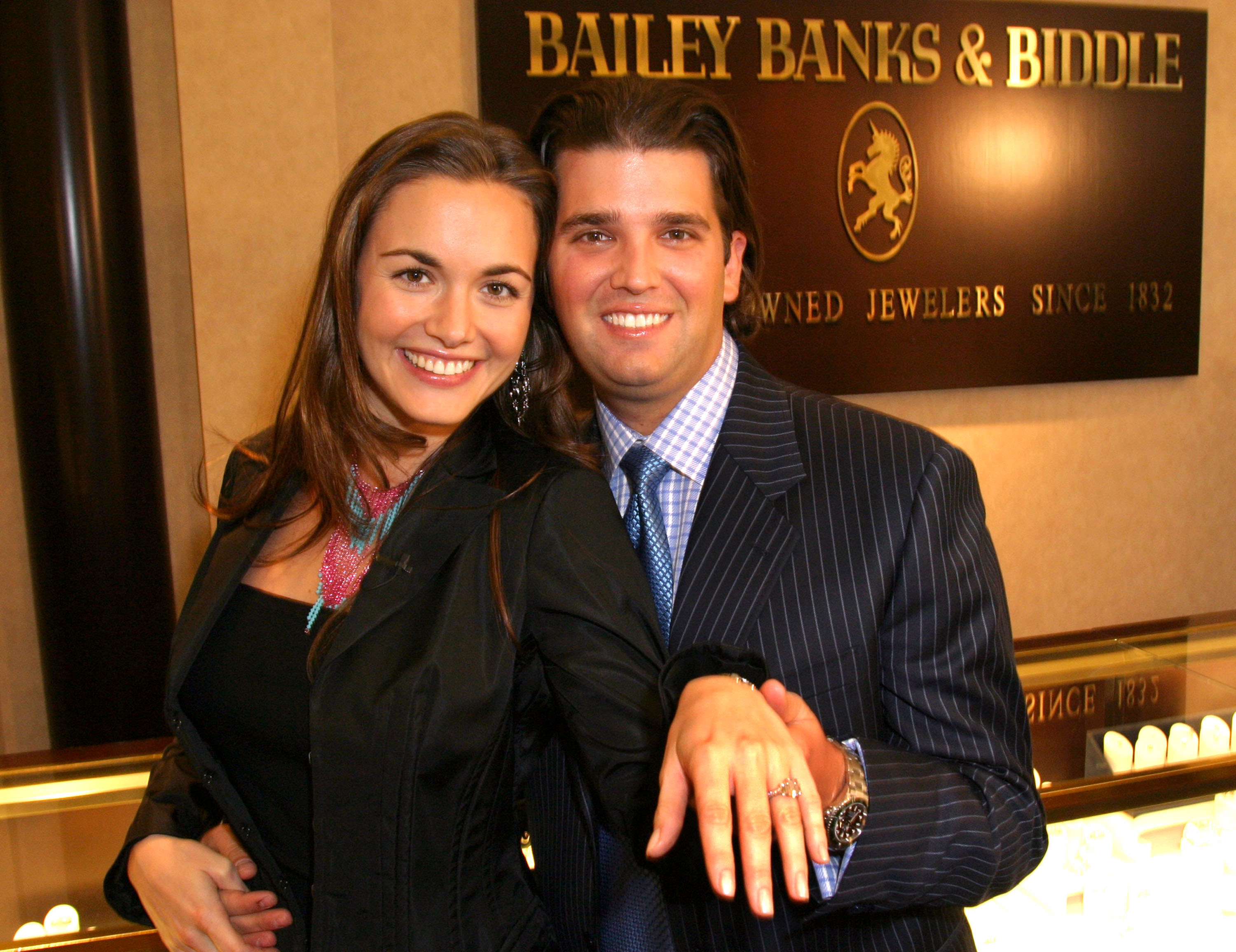 Vanessa y Donald Trump Jr. fotografiados en Nueva Jersey el 11 de noviembre de 2004 | Fuente: Getty Images