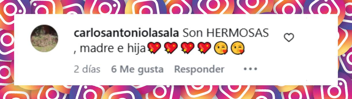 Comentario de un usuario | Fuente: Instagram/nannitaweber