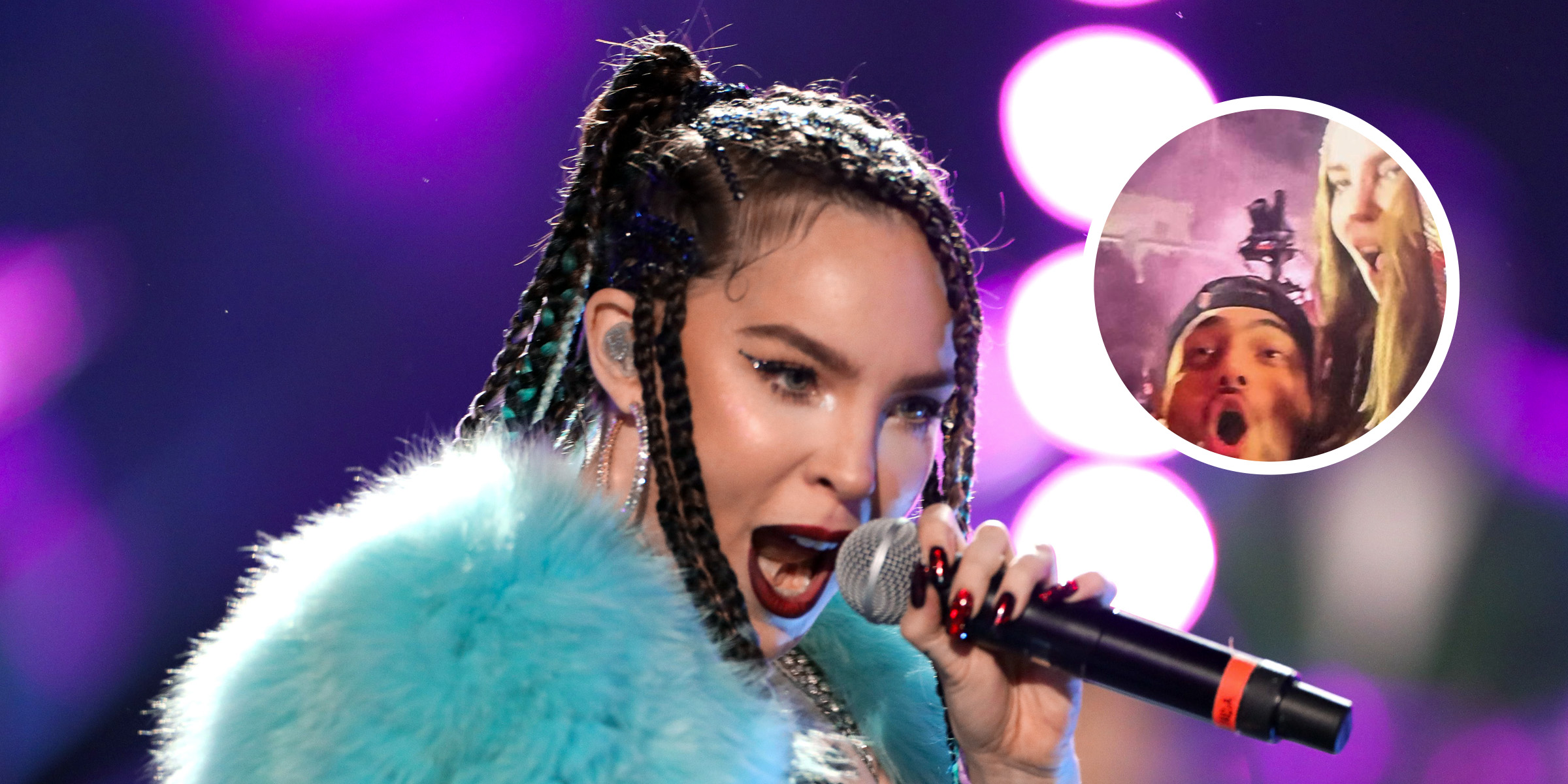 Belinda | Belinda y el fan "guapo" | Fuente: Getty Images | Instagram/elpinchecesar_