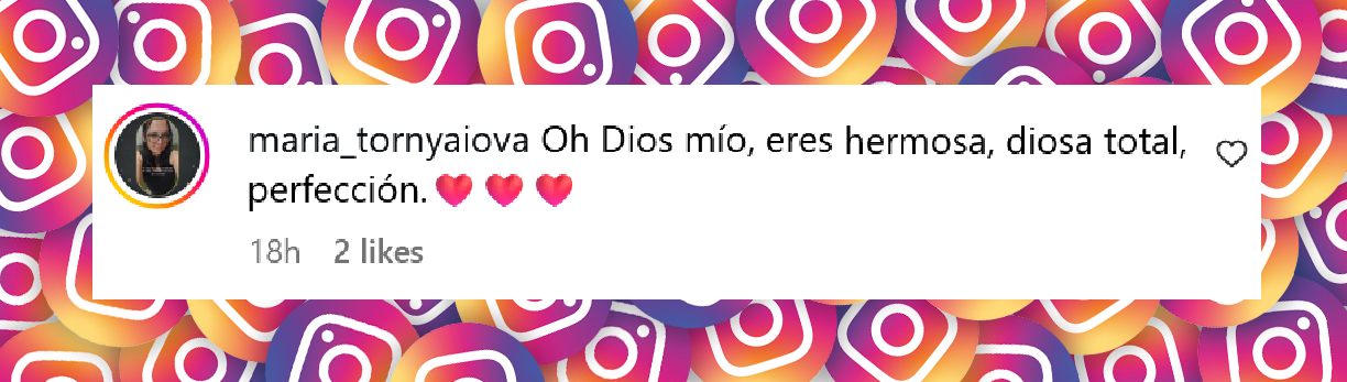 Comentario de una usuaria a la publicación de Natalia Oreiro en la que muestra su nuevo look para el estreno de su nueva película | Fuente: Instagram/nataliaoreirosoy
