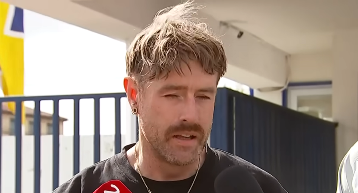 Christian Aldridge, superviviente de la tragedia en el Parque Nacional Torres del Paine en la Región de Magallanes de Chile, en el sur de Chile | Fuente: YouTube/Meganoticias