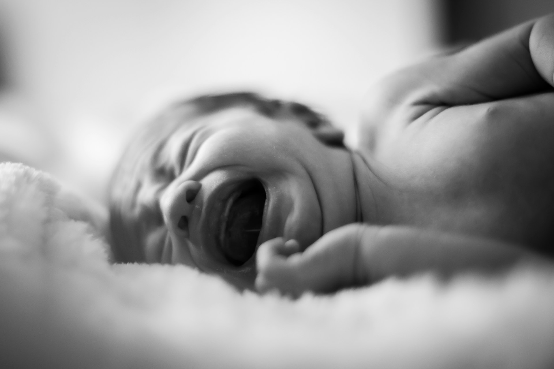 Un bebé llorando | Fuente: Unsplash