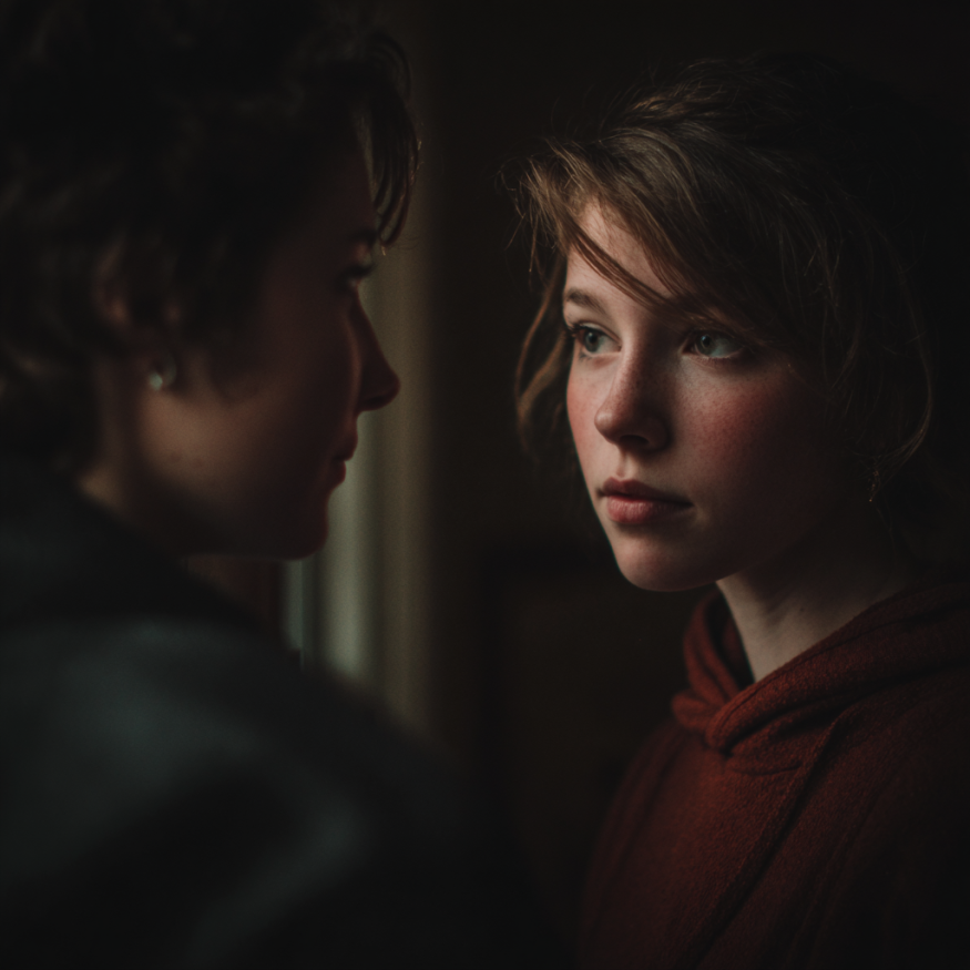 Dos mujeres conversando | Fuente: Midjourney