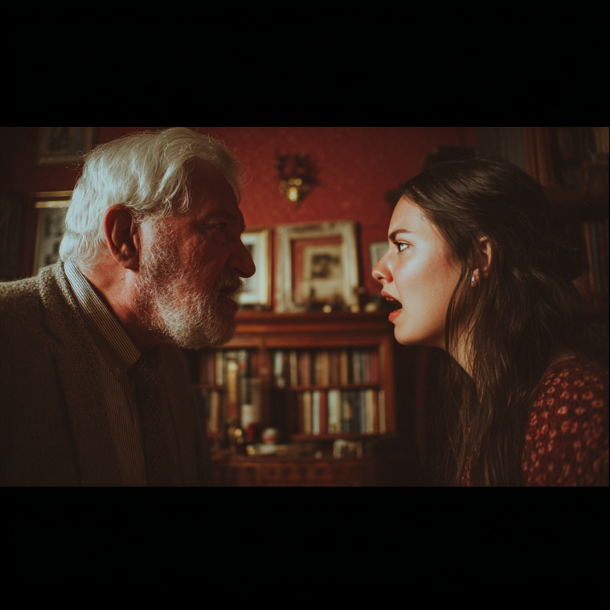 Un hombre y una mujer discutiendo | Fuente: Midjourney