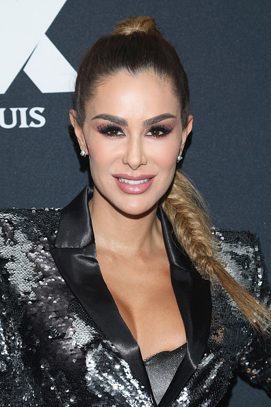 La cantante y actriz mexicana Ninel Conde asiste al octavo aniversario de la revista EstiloDF en el Foro Masaryk, el 28 de noviembre de 2018 en la Ciudad de México, México.