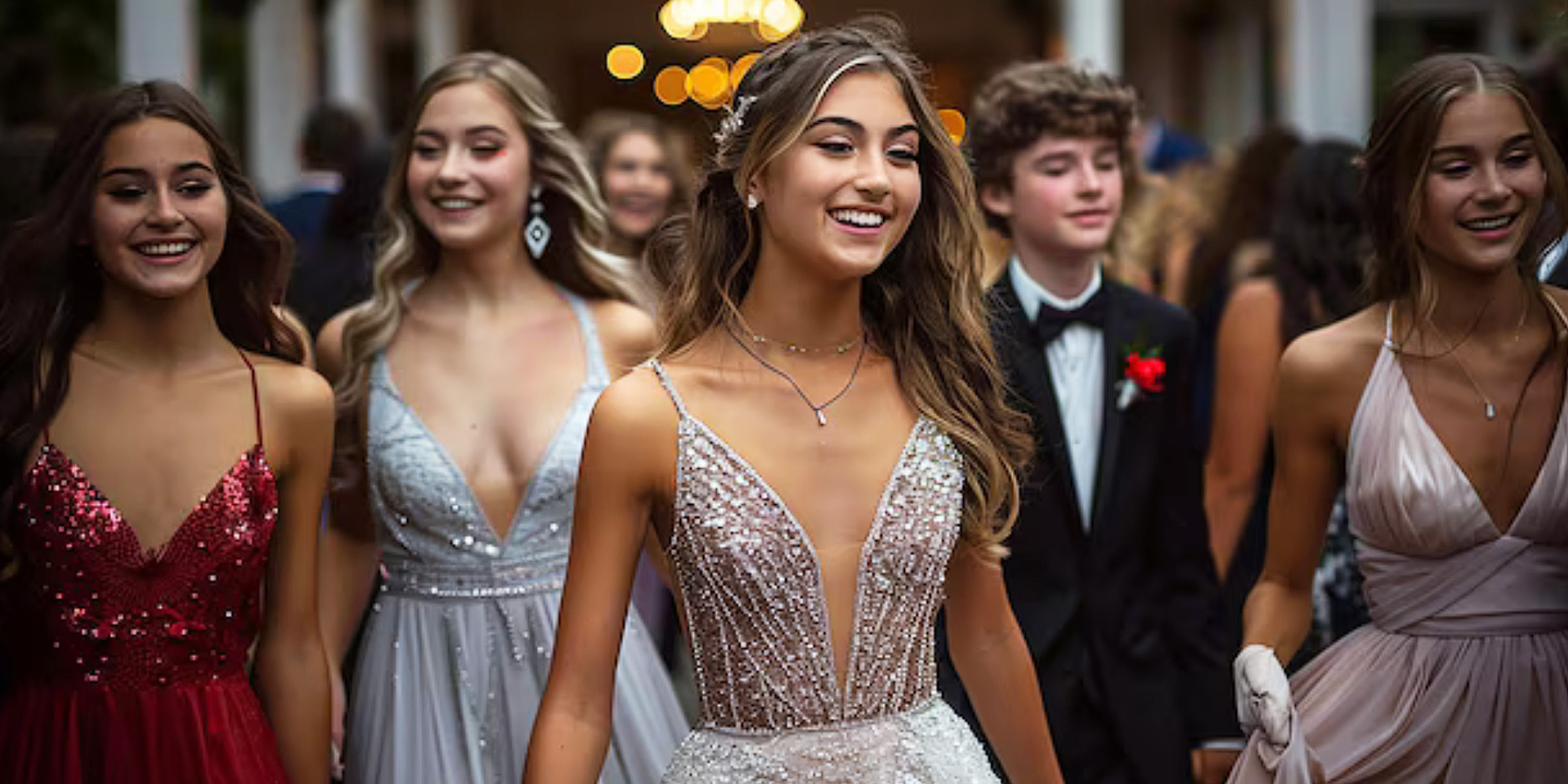 Chicos en un baile de graduación | Fuente: Freepik