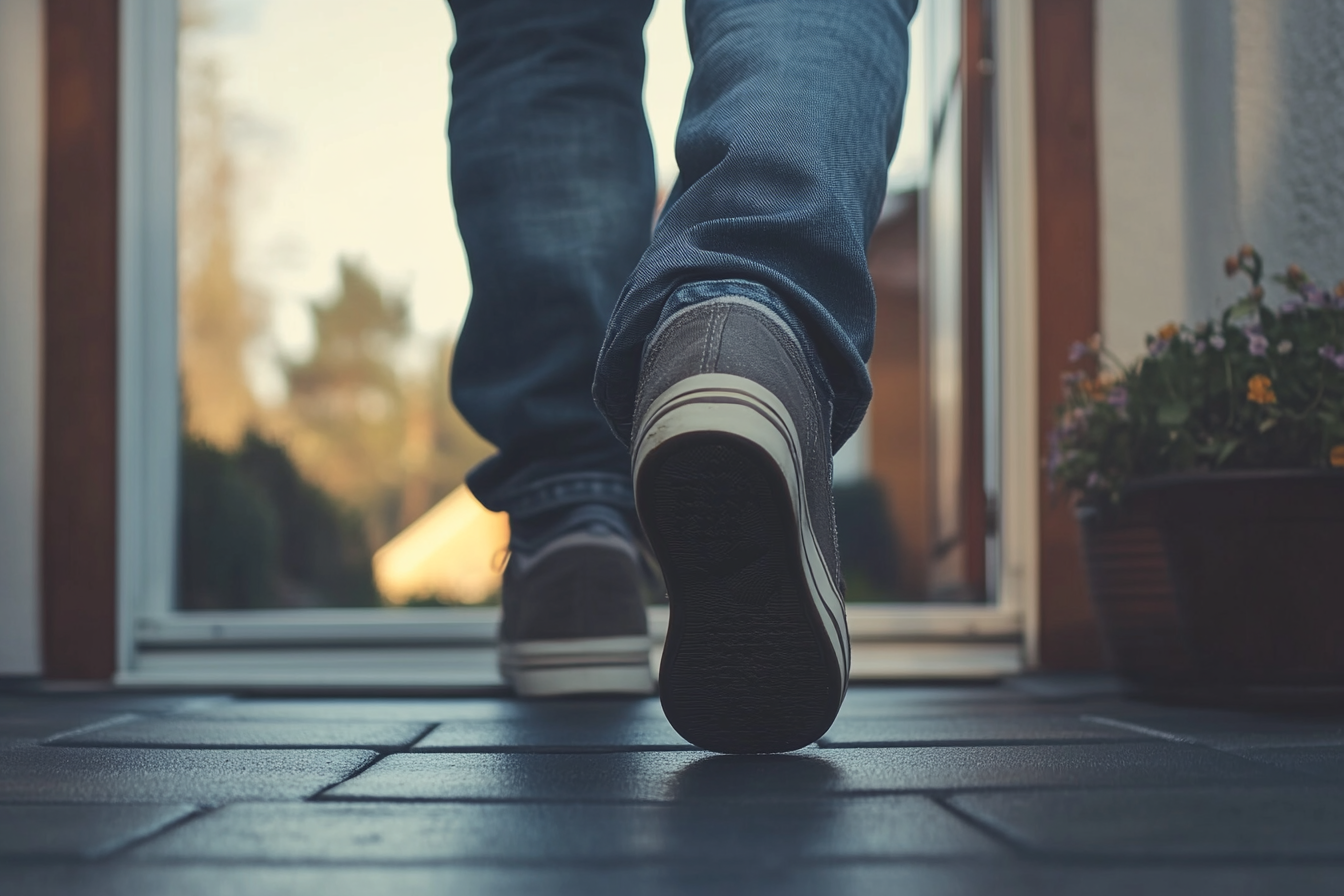 Un hombre alejándose | Fuente: Midjourney