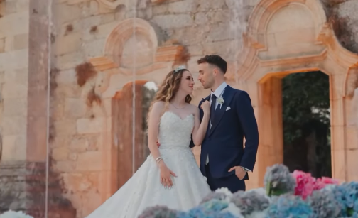 Diogo Jota y Rute Cardoso el día de su boda. | Fuente: Instagram/diogoj_18.