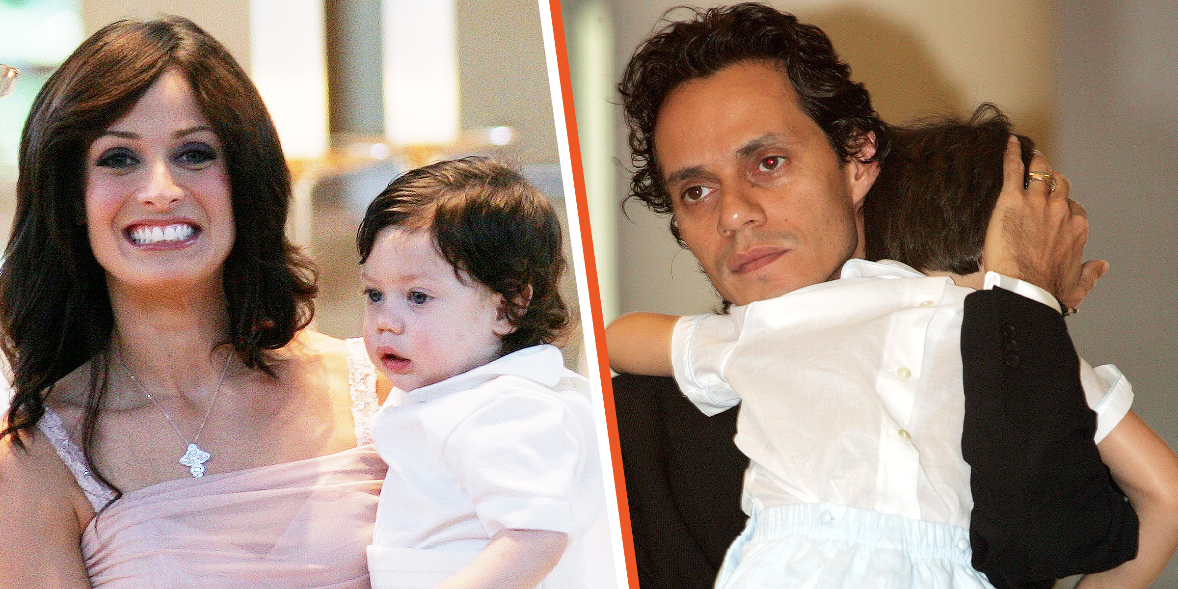 Dayanara Torres con su hijo | Marc Anthony con su hijo | Foto: Getty Images