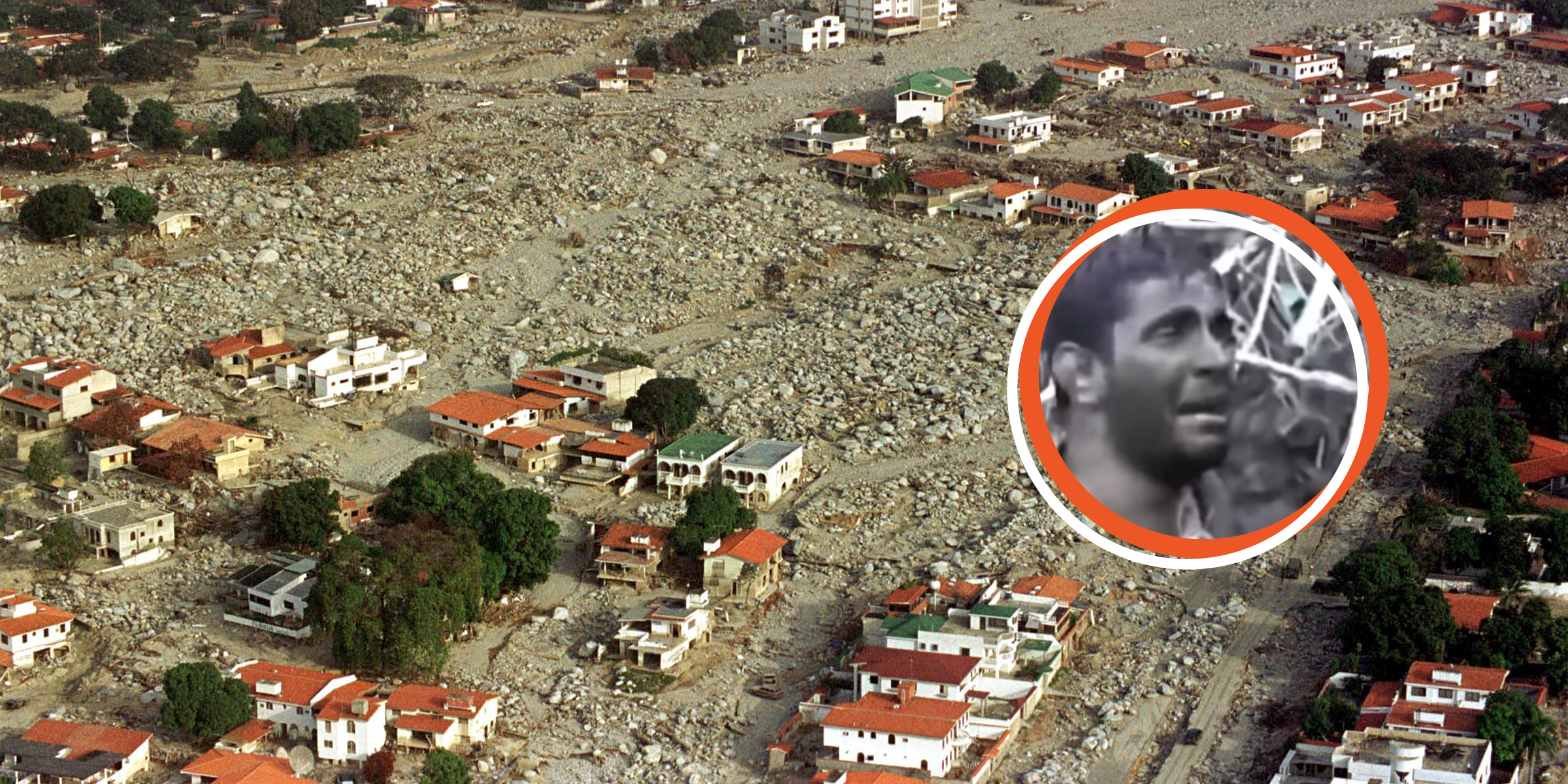 Un deslave dejó al estado Vargas en Venezuela, sumergido en el lodo en 1999. | Fuente: