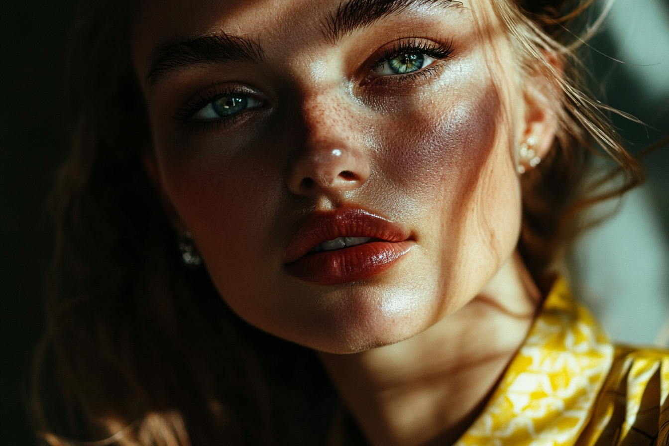 Una mujer con una mirada desafiante | Fuente: Midjourney