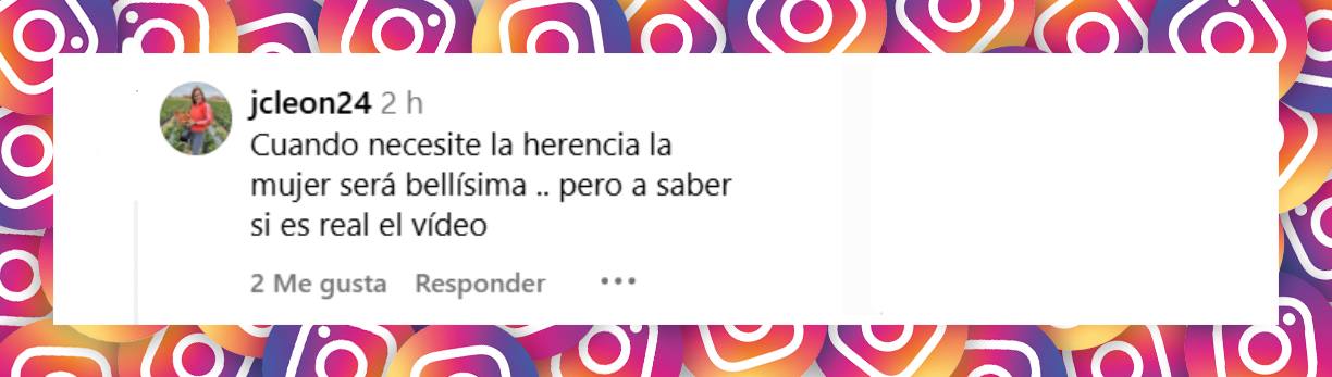 Comentario de una internauta | Fuente: Instagram/univisionfamosos