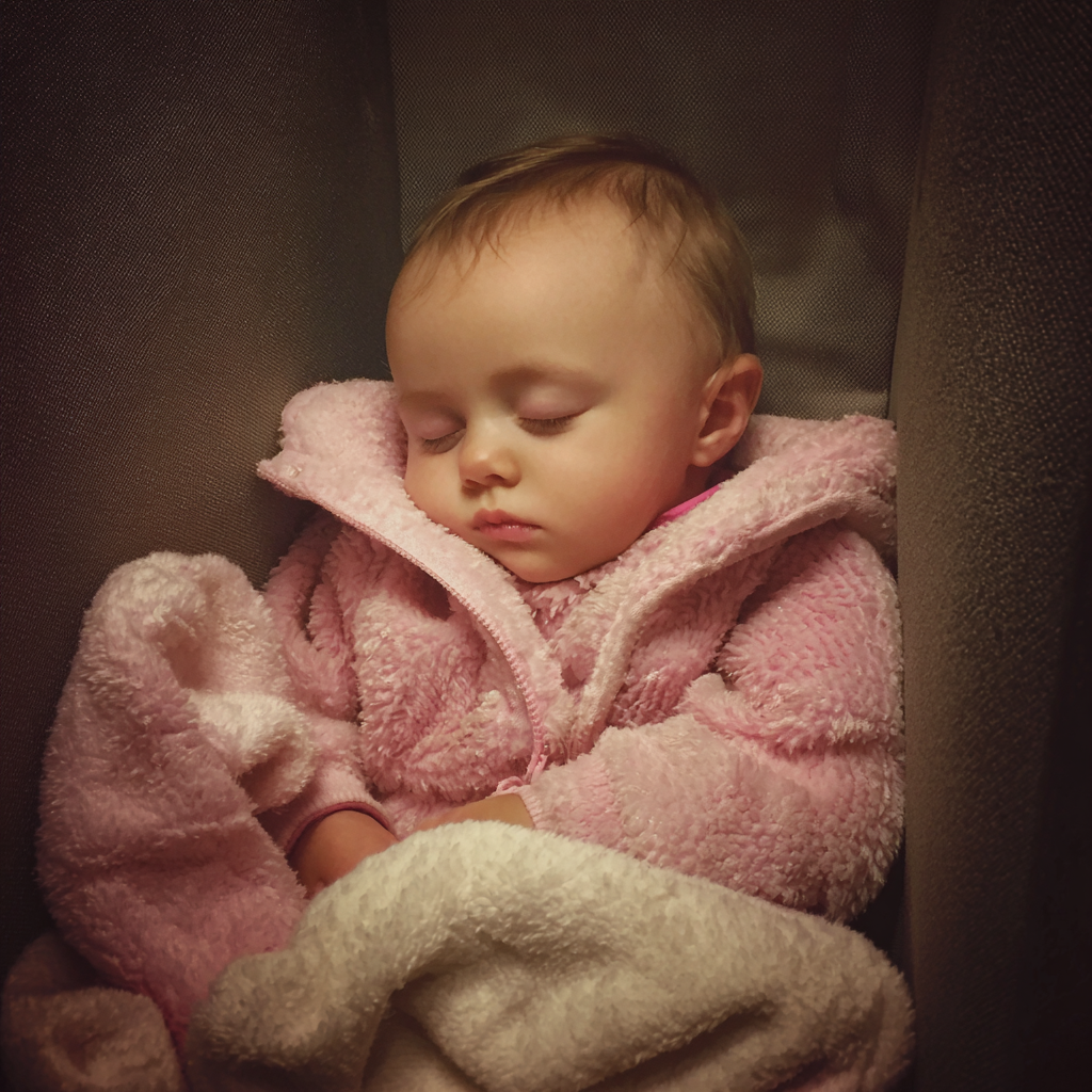 Una niña durmiendo | Fuente: Midjourney