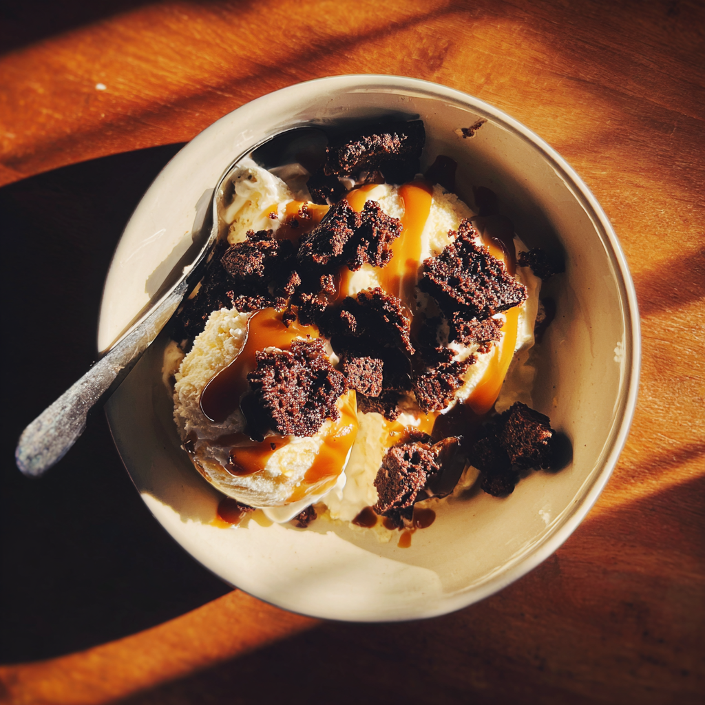Un bol de helado | Fuente: Midjourney