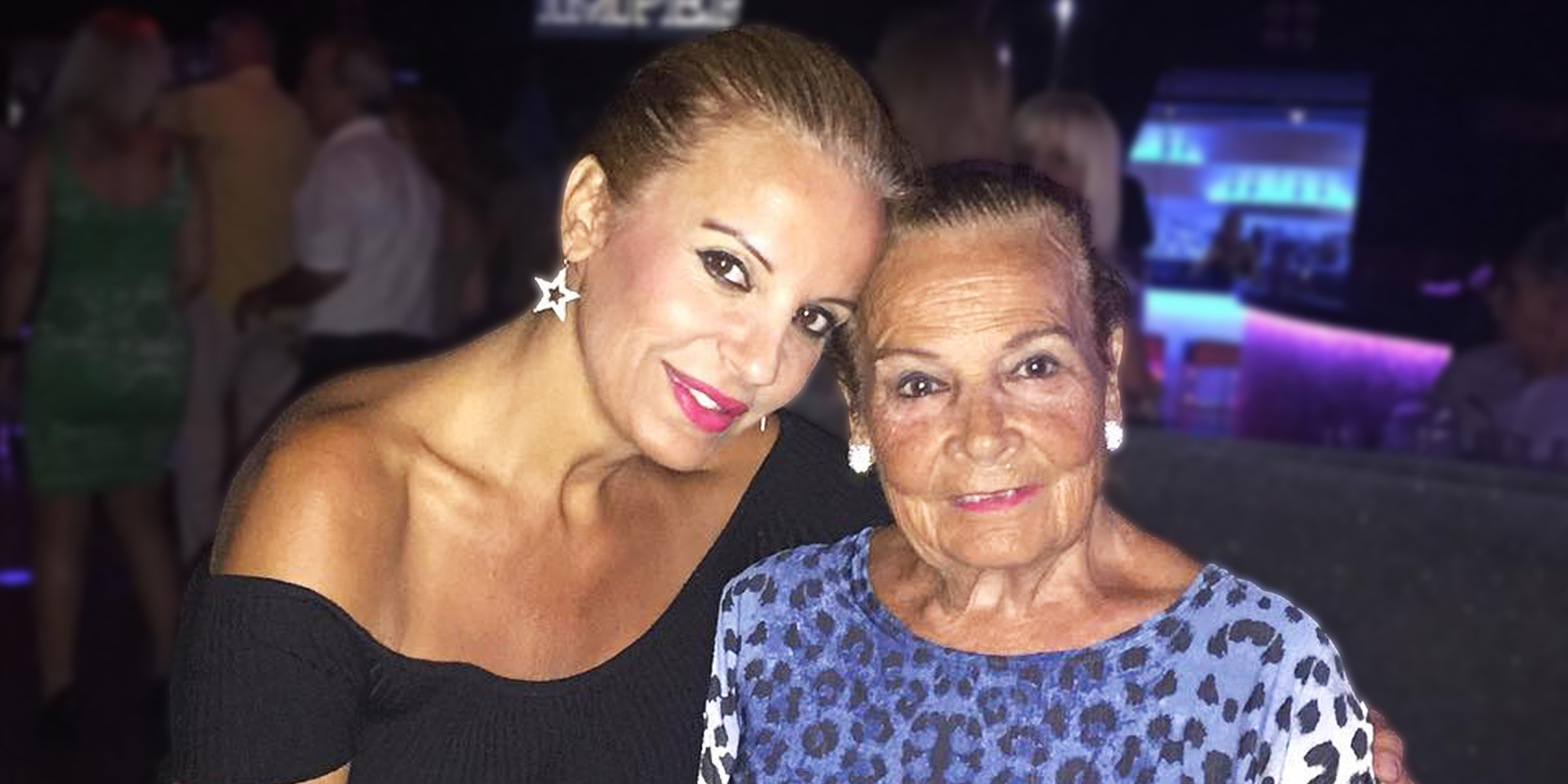 Sonia Monroy junto a su madre. | Fuente: instagram.com/soniamonroyhollywood