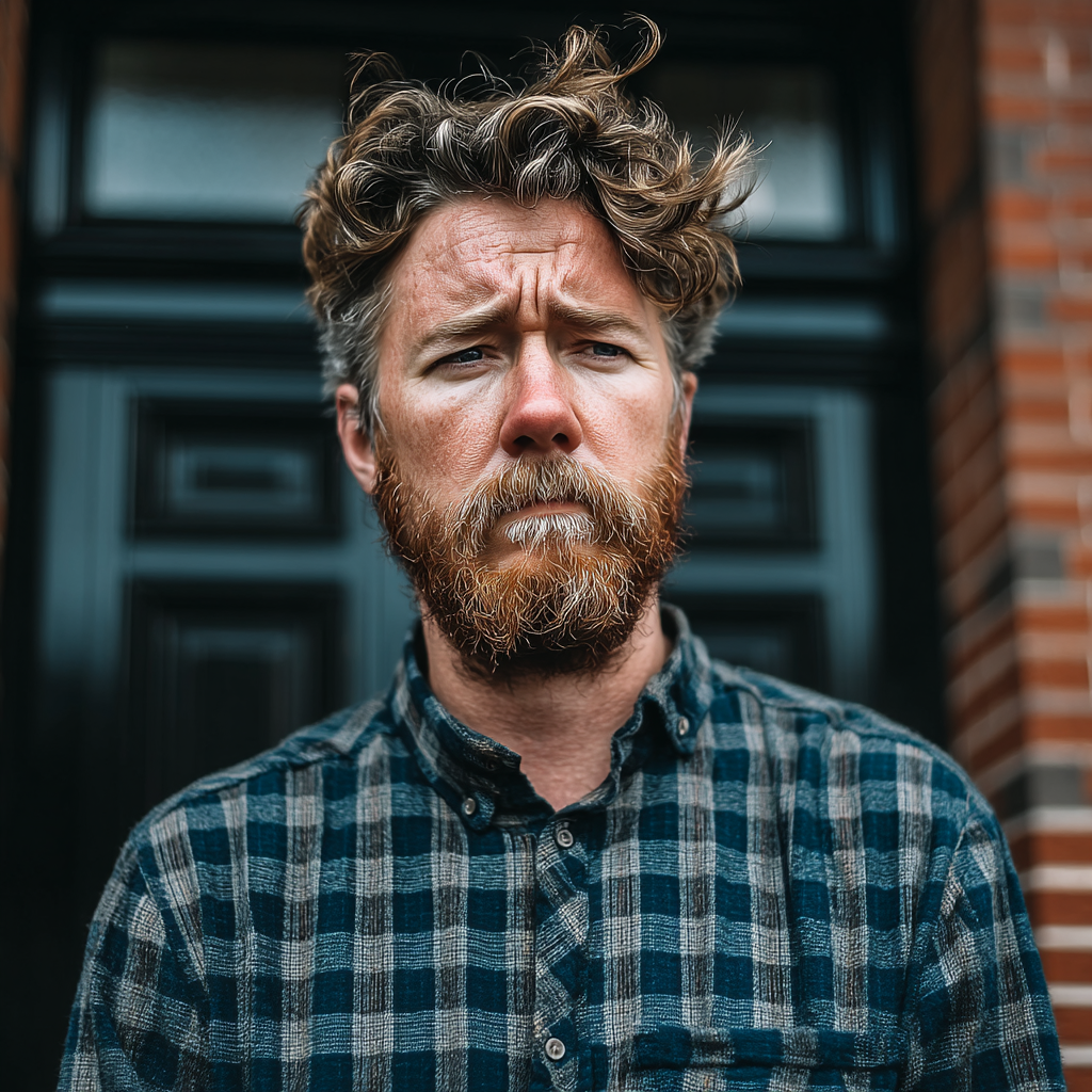 Un hombre disgustado | Fuente: Midjourney