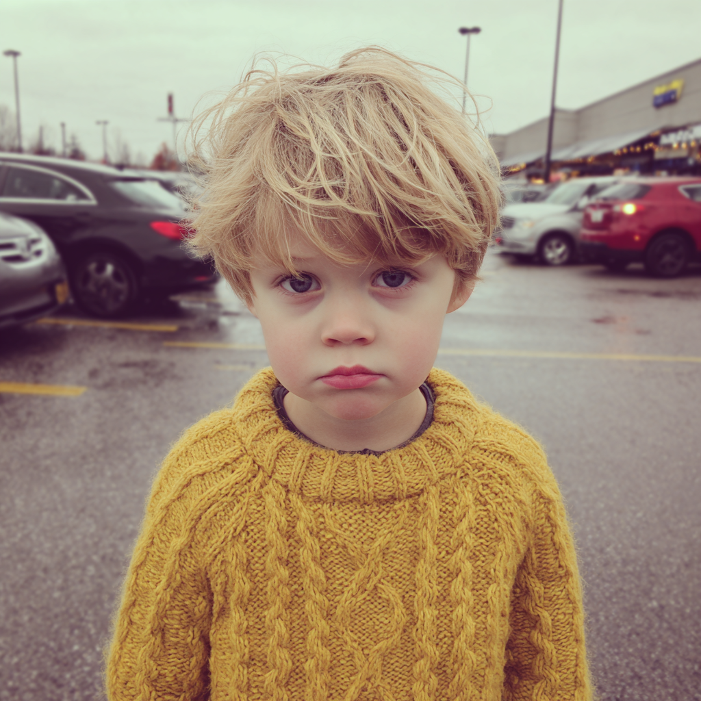 Primer plano de un niño pequeño | Fuente: Midjourney