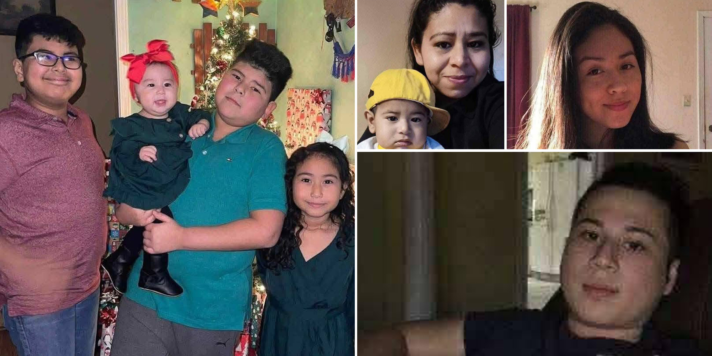 Los ocho miembros de la familia salvadoreña que falleció en el accidente de tránsito | Fuente: facebook.com/ChalchuapanecoNoticias