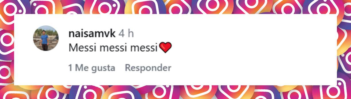 Comentario de un usuario | Fuente: Instagram/fabriziorom