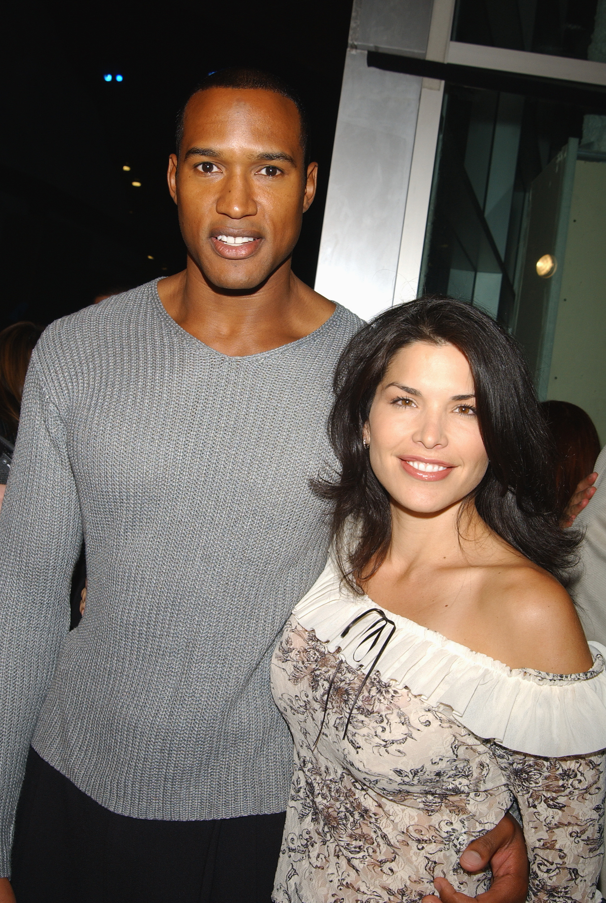Henry Simmons y Lauren Sánchez en el estreno de "Bienvenidos a Collinwood", 2002 | Fuente: Getty Images.