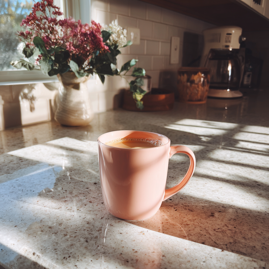 Una taza de café | Fuente: Midjourney