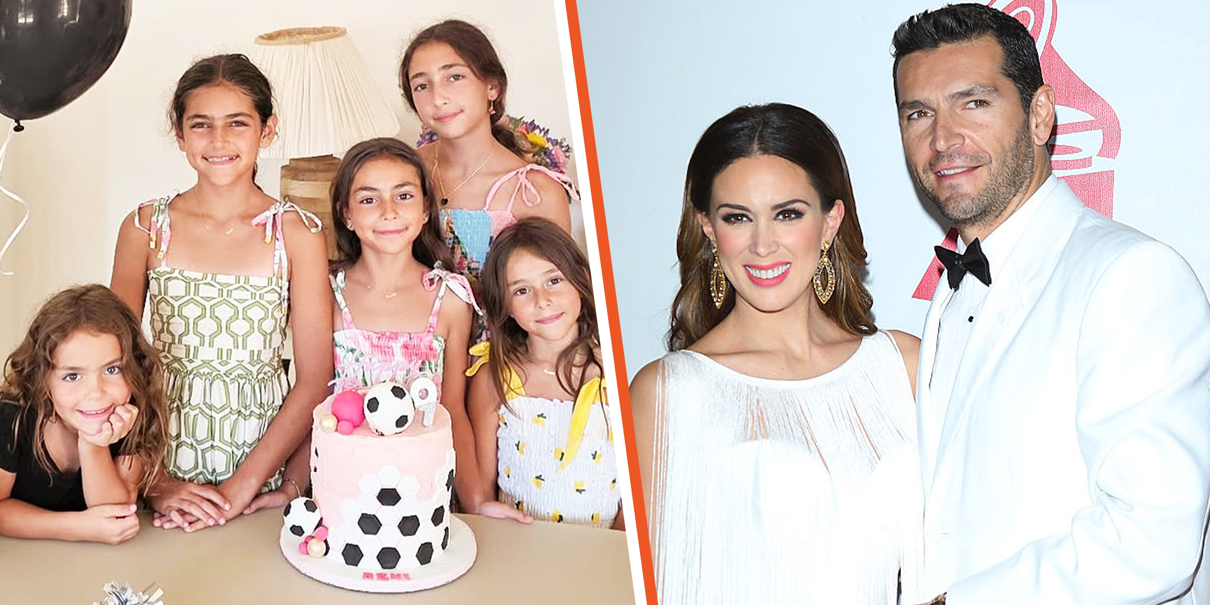 Las 5 hijas de Jacky Bracamontes | Jacky Bracamontes con Martín Fuentes | Fuente: Instagram/mft07 | Getty images.