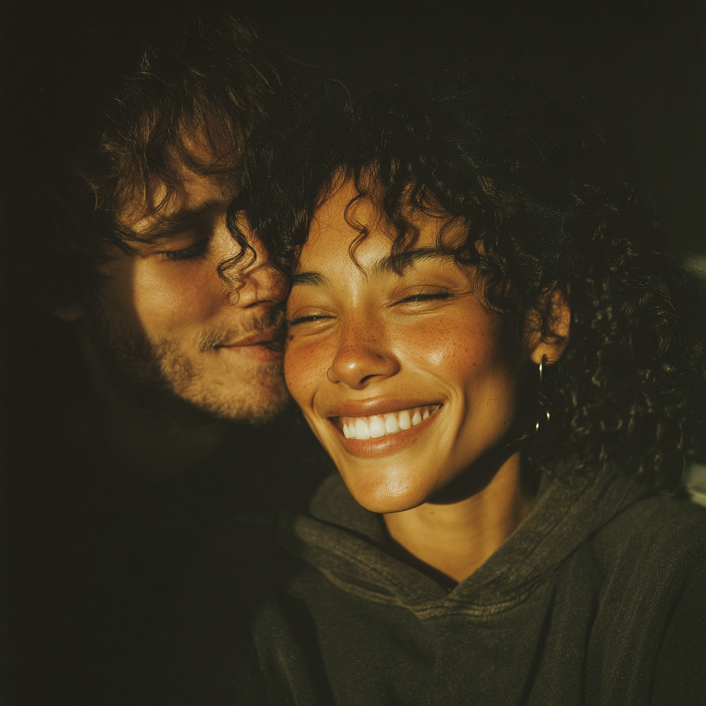 Una pareja feliz | Fuente: Midjourney