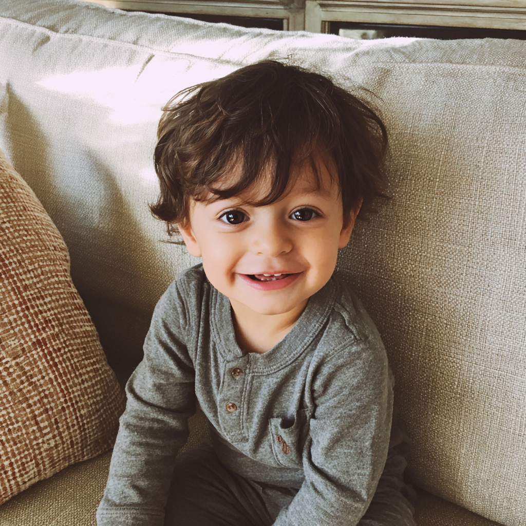 Un niño sonriente | Fuente: Midjourney
