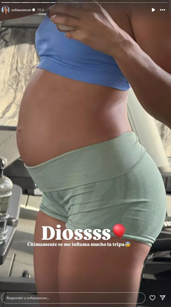 Publicación de Sofía Suescun sobre su salud | Fuente: Instagram Stories/sofiasuescun