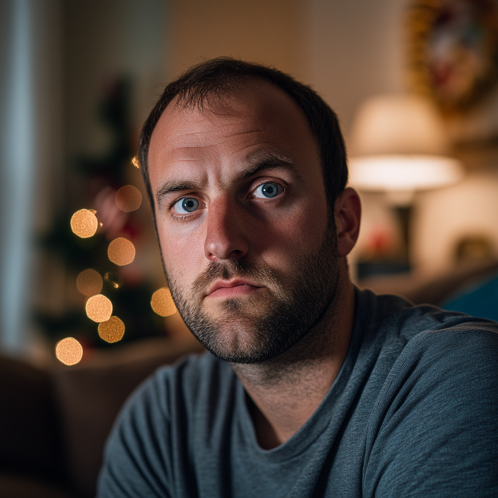 Un hombre enfadado y serio | Fuente: Midjourney