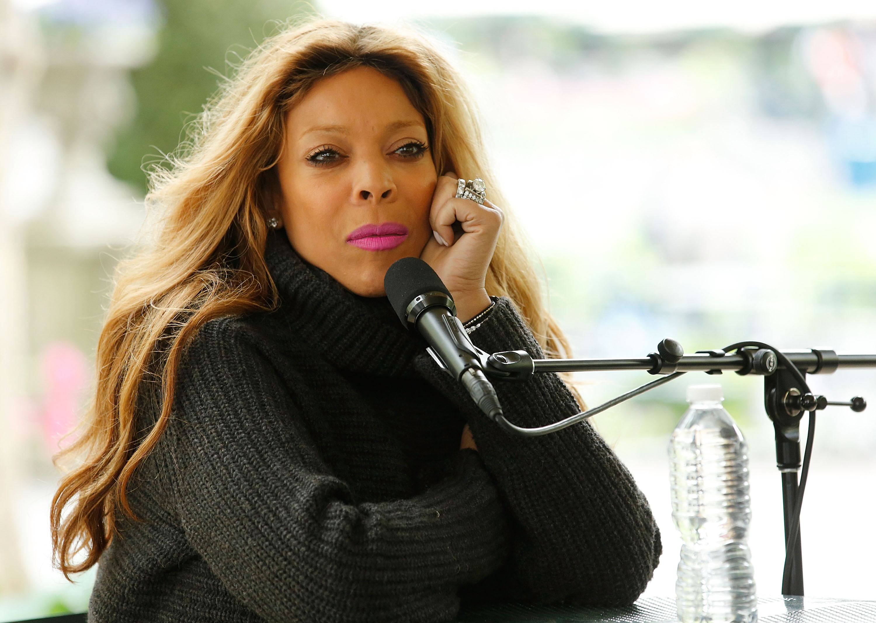 Wendy Williams se dirige al público en The Bryant Park Reading Room, en Nueva York, el 15 de mayo de 2013 | Fuente: Getty Images