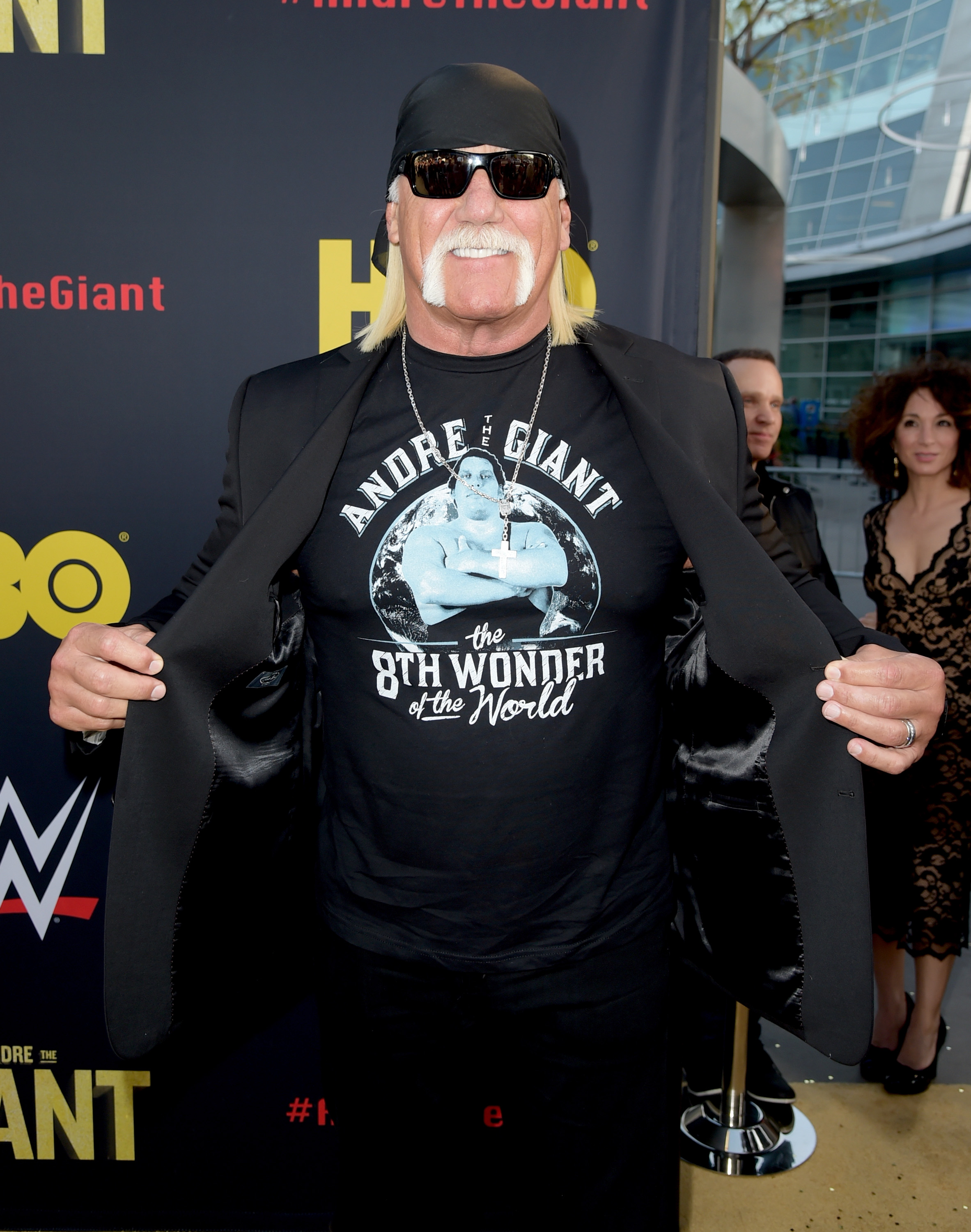 Hulk Hogan llega al estreno de "Andre The Giant" de HBO en el Cinerama Dome el 29 de marzo de 2018 | Fuente: Getty images