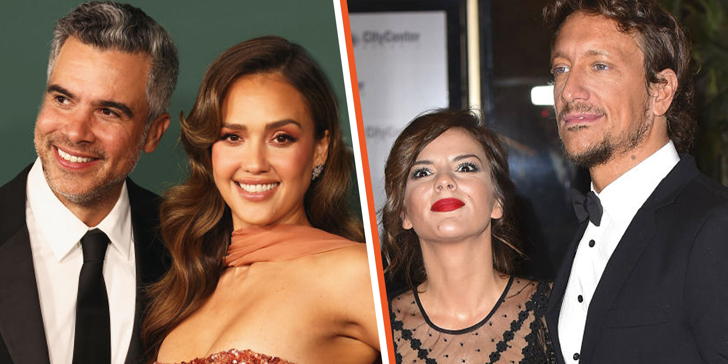 Cash Warren y Jessica Alba | Gimena Accardi y Nico Vázquez | Fuente: Getty Images