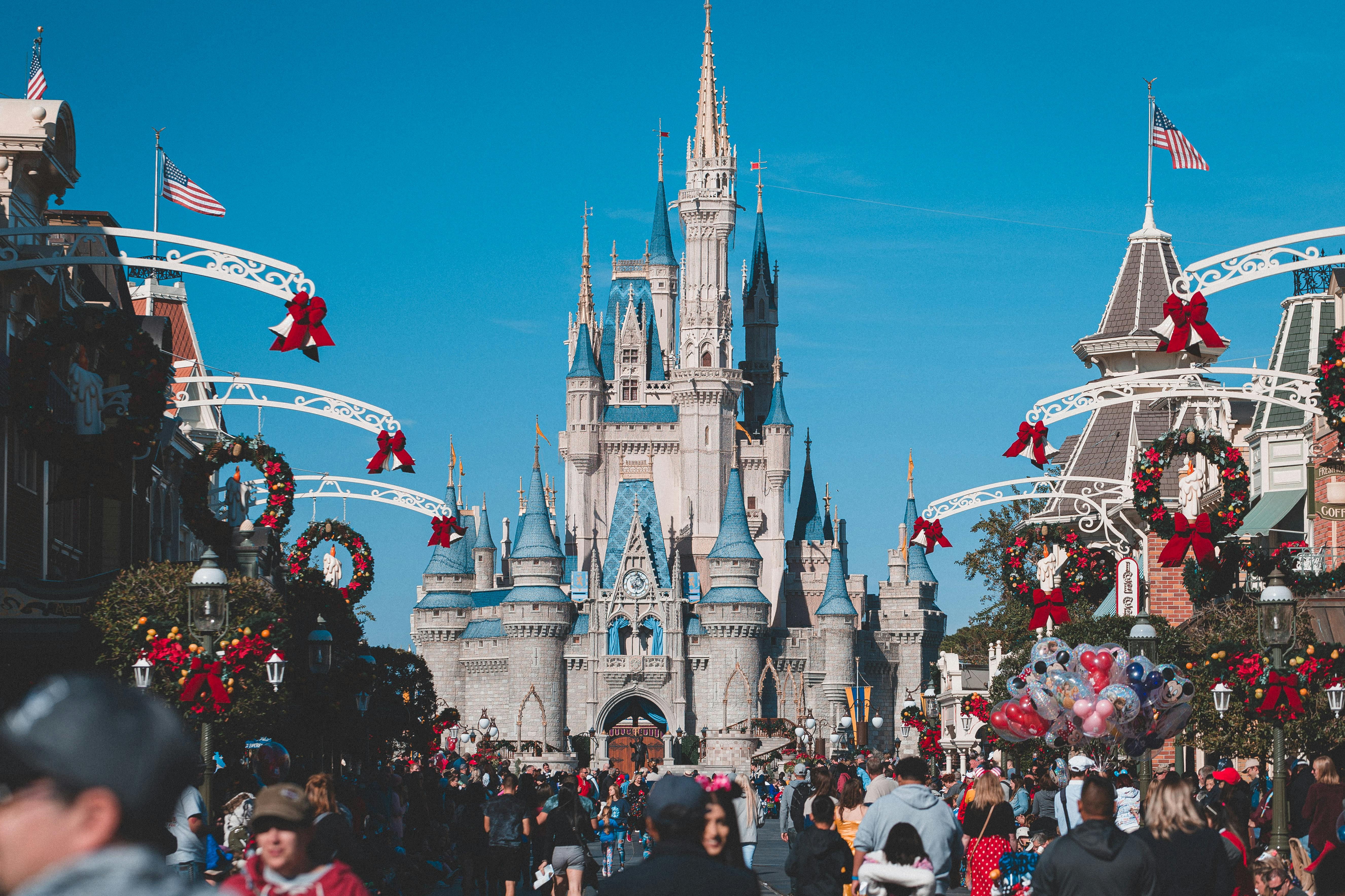 Una multitud de gente en Disney | Fuente: Pexels