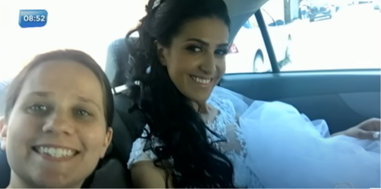 Nayla Cristina Neves junto a Rosemere do Nascimento Silva | Fuente: YouTube/SP no Ar