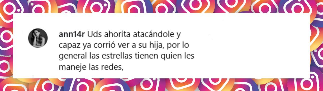 Comentario de una usuaria | Fuente: Instagram/ederbez