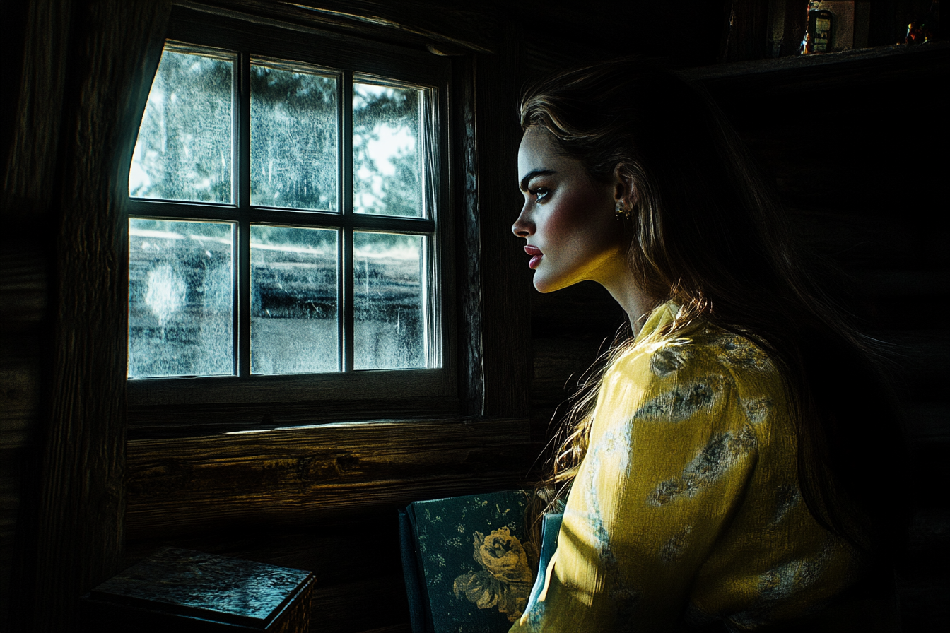 Una mujer emocional | Fuente: Midjourney