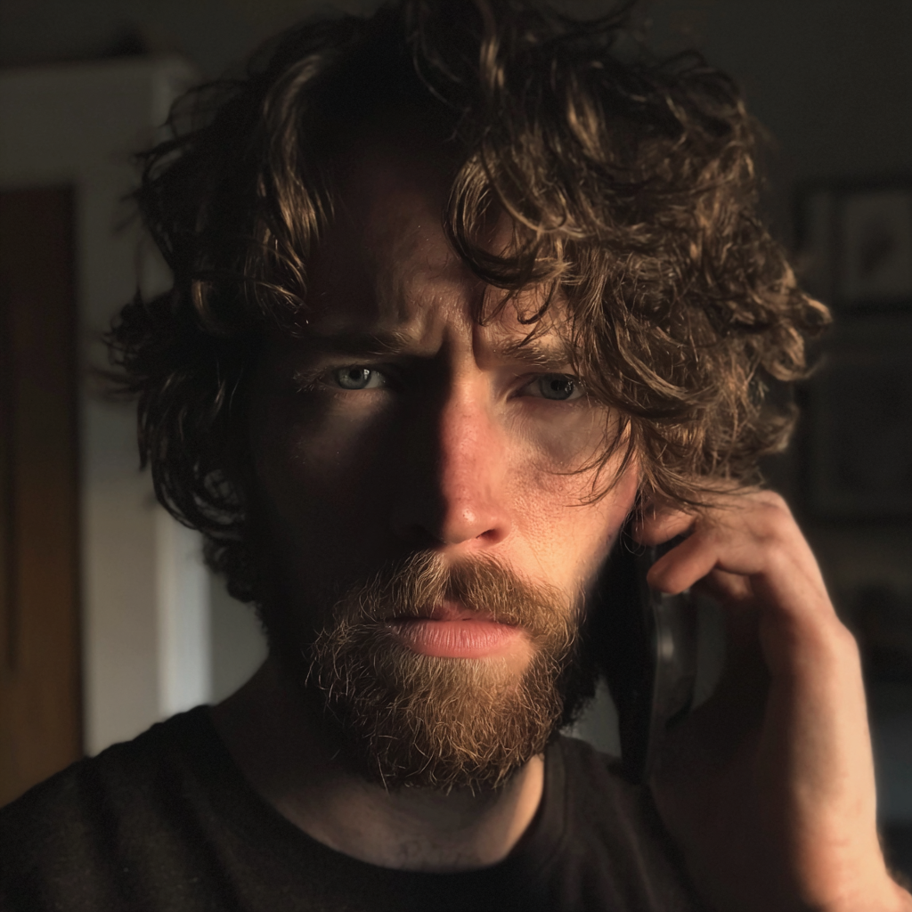 Un hombre hablando por teléfono | Fuente: Midjourney