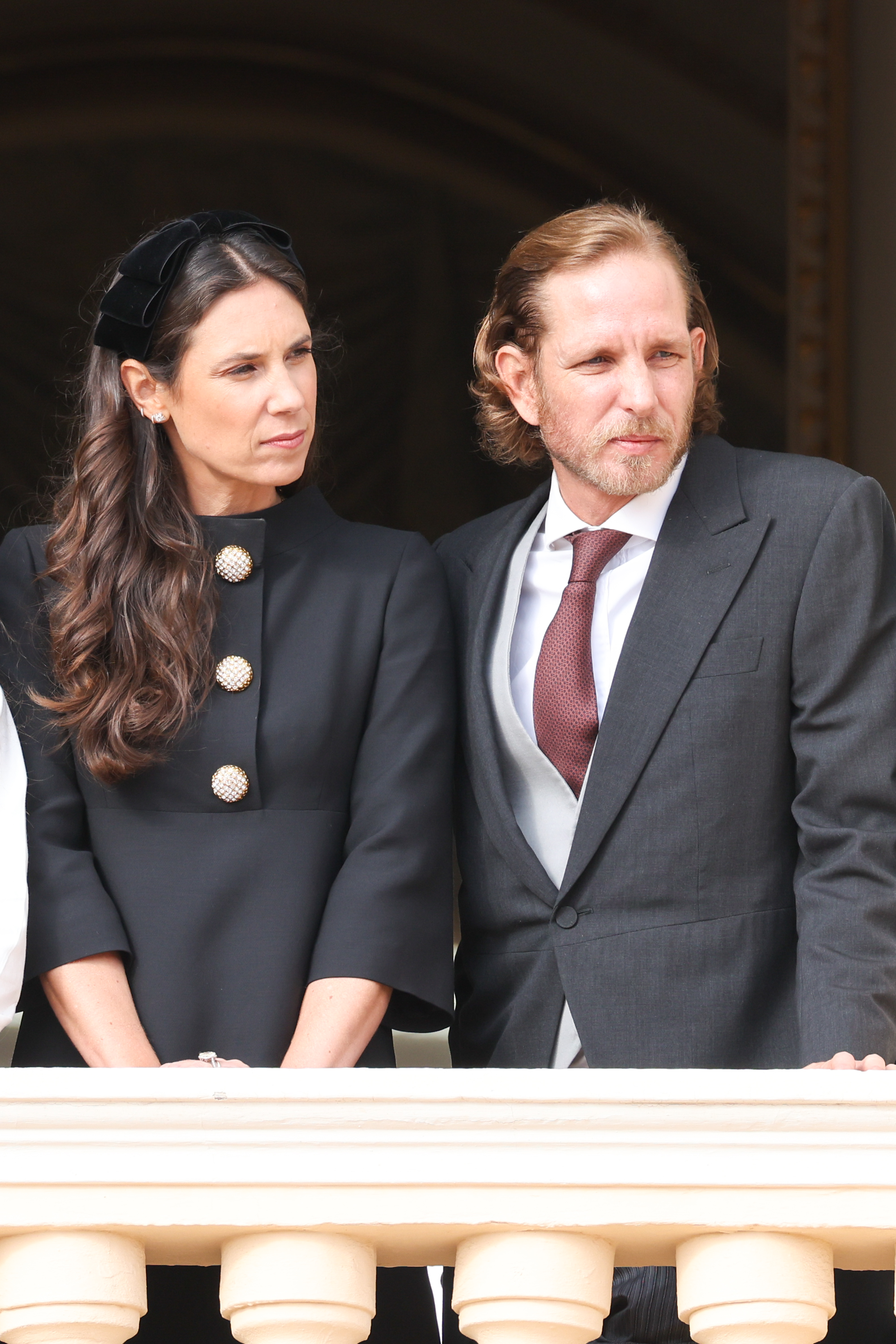Tatiana Santo Domingo y Andrea Casiraghi asisten al Día Nacional de Mónaco 2025 el 19 de noviembre de 2025 en Mónaco, Mónaco. | Fuente: Getty Images