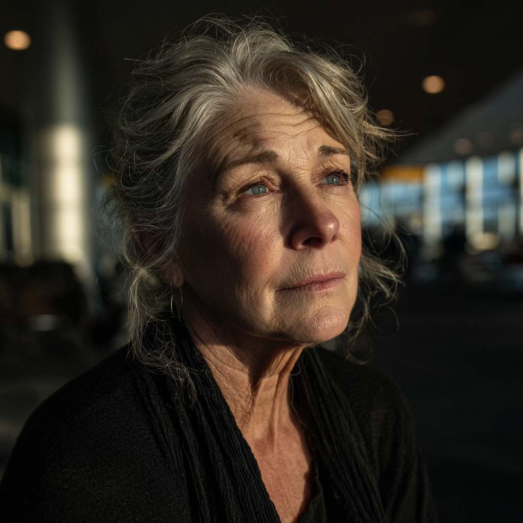 Una mujer mayor emocionada | Fuente: Midjourney