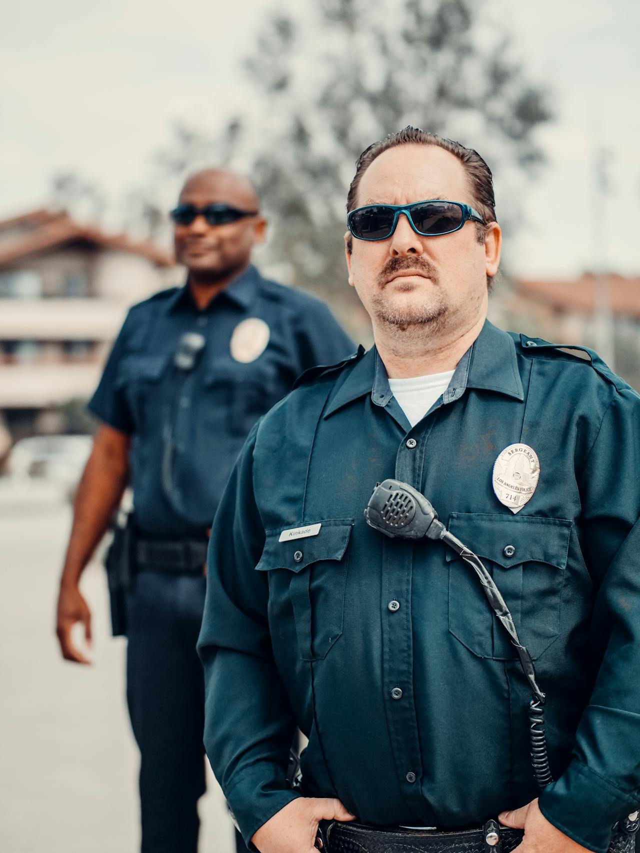 Dos policías de servicio | Fuente: Pexels