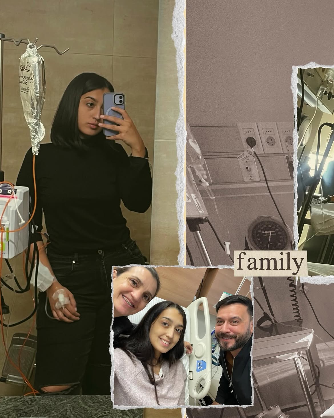 Florencia Sugo en el hospital durante su tratamiento | Fuente: Instagram/flor.sugo
