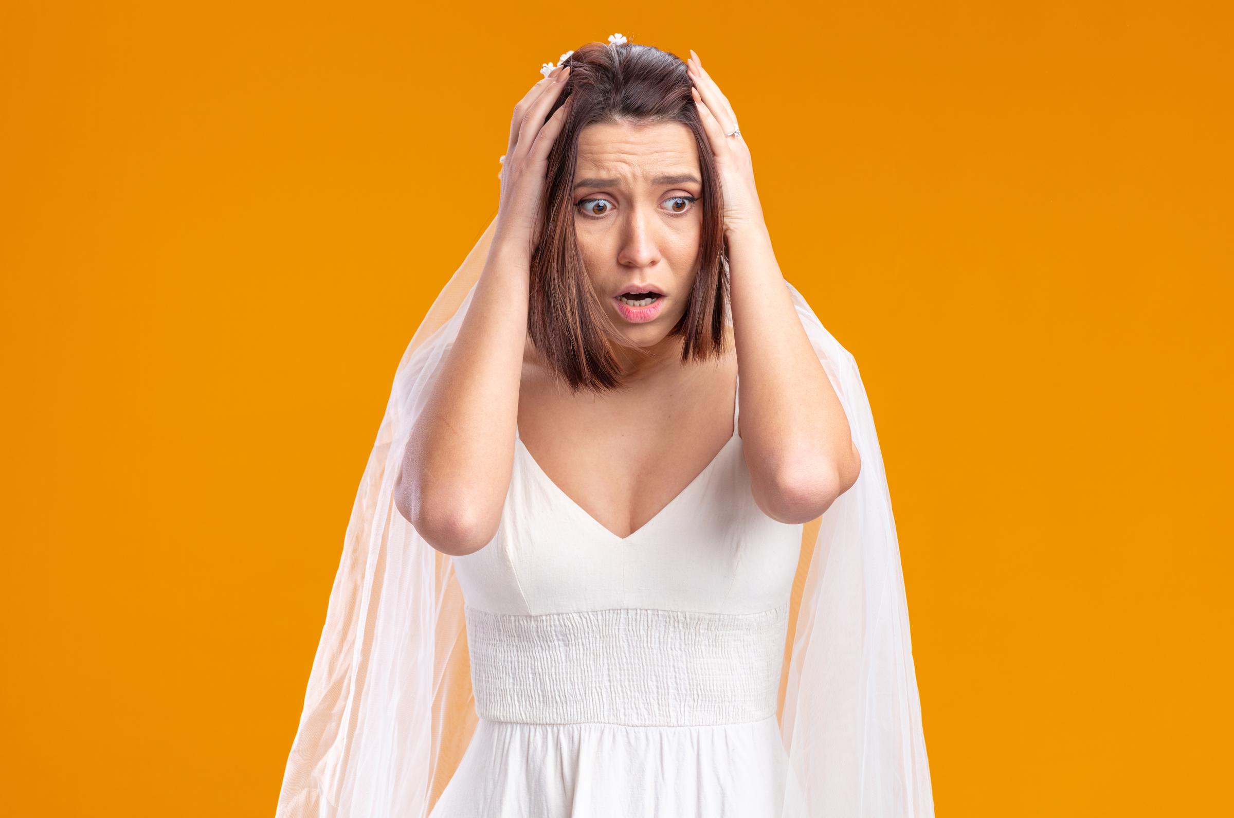 Una novia angustiada | Fuente: Freepik