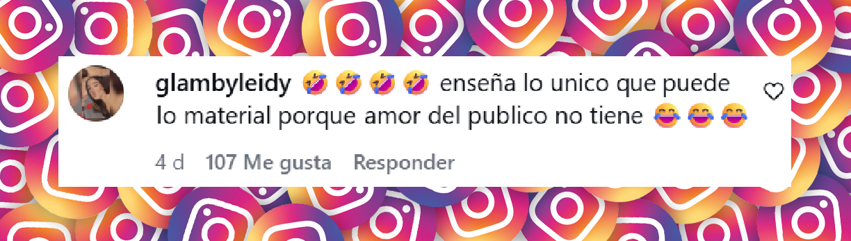 Comentario de una usuaria sobre el video en el que Ángela Aguilar muestra su anillo en un concierto de Christian Nodal | Fuente: Instagram/lamexicomonumental