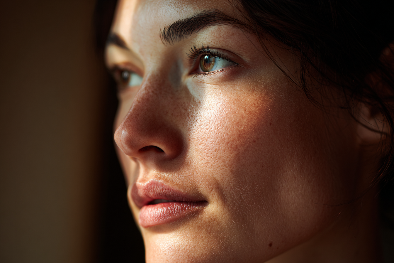 El rostro de una mujer | Fuente: Midjourney