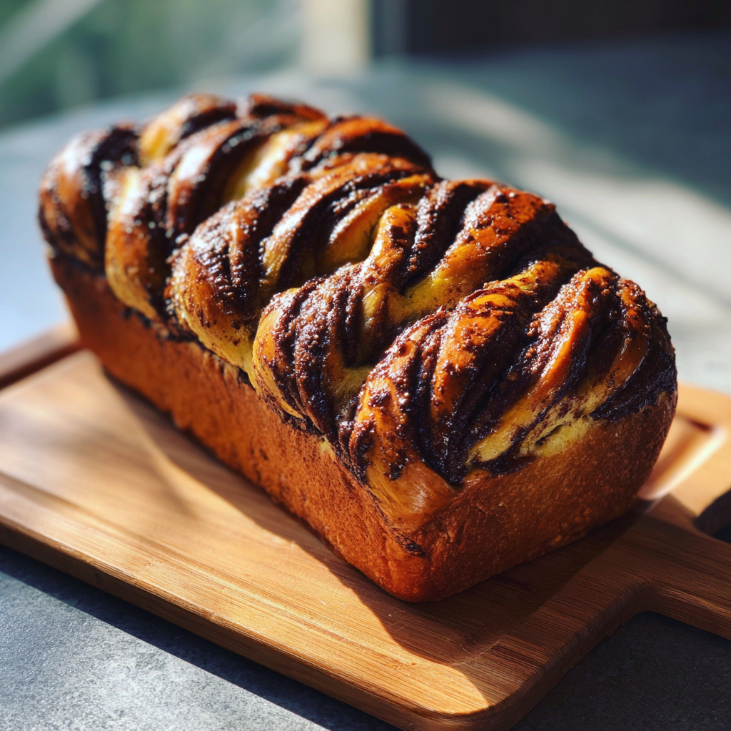 Una hogaza de babka | Fuente: Midjourney