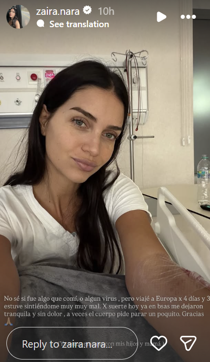 De las historias de Instagram de Zaira Nara | Fuente: Instagram/zaira.nara