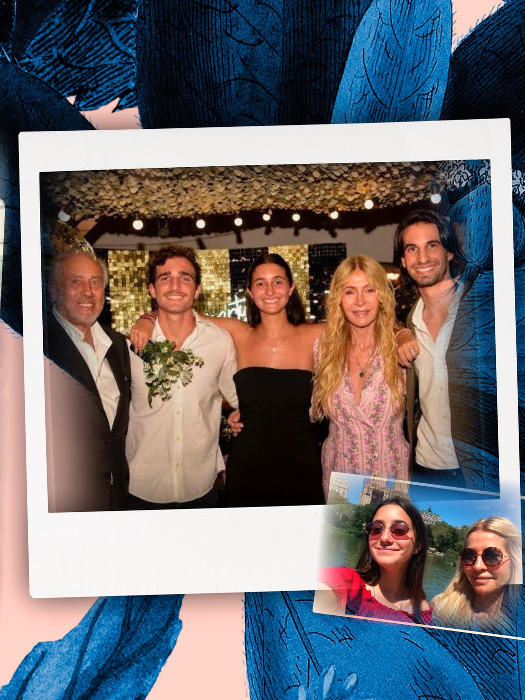 Azul Giordano junto a sus hermanos y abuelos | Fuente: Instagram/bycrismorena