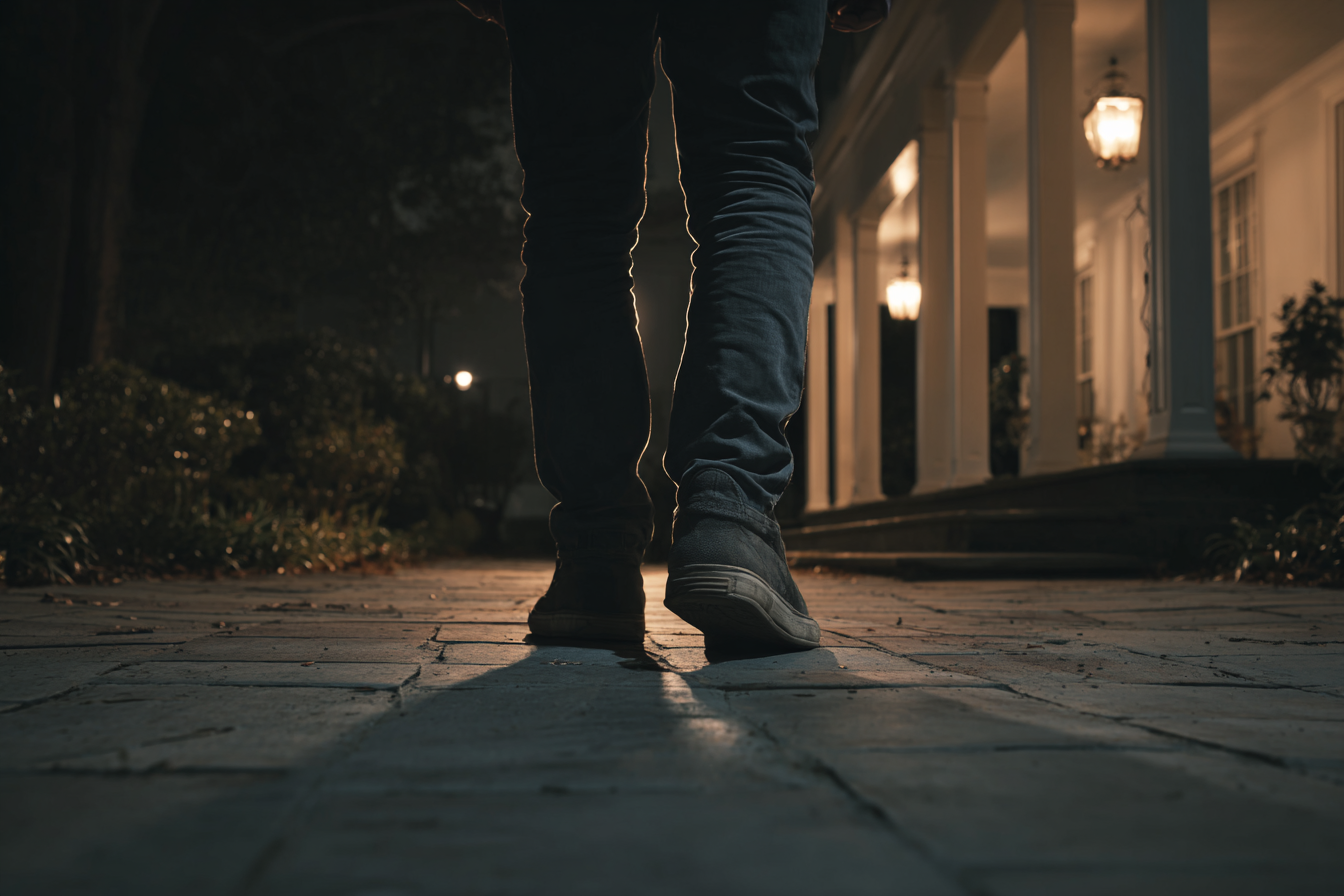 Un hombre alejándose | Fuente: Midjourney